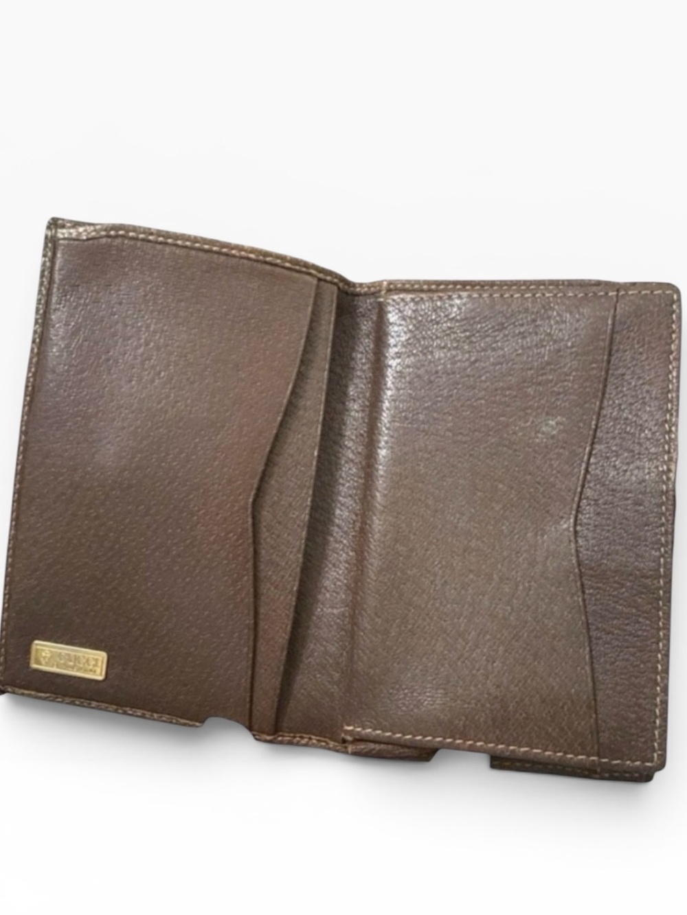 Vintage Gucci Coated Canvas Kisslock Snap Wallet - GUC - Picture 10 of 14